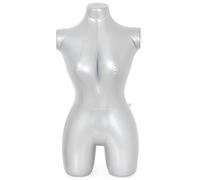 Inflatable Mannequin PVC Inflatable Female Mannequin Upper Body and Crotch Area for Clothing Display Women Model Dress Display, Manequins Body Female