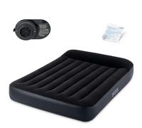 Inflatable mattress 191x137x25 cm with built-in electric pump INTEX 64148