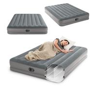 Inflatable mattress 203x152x30 cm with built-in electric pump INTEX 64114