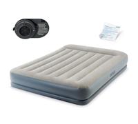 Inflatable mattress 203x152x30 cm with built-in electric pump INTEX 64118