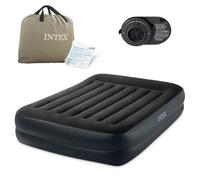 Inflatable mattress 203x152x42 cm with built-in electric pump INTEX 64124