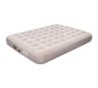 Inflatable Mattress Air Bed Double with Built-in Electric Pump King Size Blow Up Self Inflating Guest Airbed with Flocked Surface Portable air Mattress in 3 Mins Self-Inflation for Camping Home