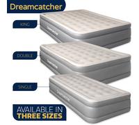 Inflatable Mattress Air Bed with Built in Pump - Grey / Single Air Bed