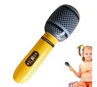 Inflatable Microphone: Assorted Color Exploitation, Partys Vocal Prop | Lightweight Singing Games Prop, Colorful Event Decoration for Music Rehearsals, Karaoke Night, Co Shows