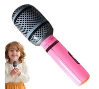 Inflatable Microphone, Blow Microphone | Various Colors Blow on Singing Instrument,Lightweight Family Needs for Pool Gatherings