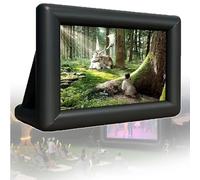 Inflatable Movie Screen Outdoor, Portable HD Projector Screen for Backyard, Camping, Drive-In, Front/Rear Projection, 16:9 Ratio, Quick Setup with Blower & Carry Bag