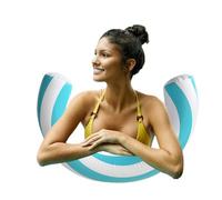 Inflatable Noodle Float for Swimming Pool - Curved Design PVC 60 x 75 cm | Pool Float with Flexible Shape, Comfortable Support, Water Relaxation Lounger | Noodle Float