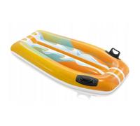 Inflatable Red Surfboard Body Board Boogie Board Lilo Airbed Pool Float 112cm
