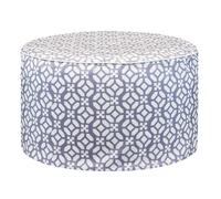 Gardenwize Home Garden Outdoor Picnic Geo Print Inflatable Ottoman Pouf Stool Chair