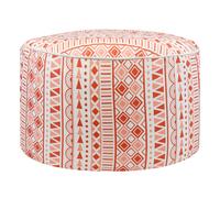 Gardenwize Home Garden Outdoor Picnic Morocco Print Inflatable Ottoman Stool Chair - 60Cm X 30Cm