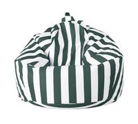 Inflatable Outdoor Puff for Pool Waterproof Bean Bag Cover for Garden Beach and Living Room Corner Seat Cushion Dark Green 70cm Kids' Size