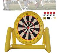 Inflatable Outdoor Soccer Dart Board Kick Dart Board With 8pcs Soccer Balls &370w Blower Outdoor Backyard Games Continuous Inflation Big Kick Darts Inflatable,B,5m