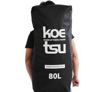 Inflatable Paddle Board Backpack - Bag, Travel Cover | 80L Waterproof Paddleboard Carry Case, Double Shoulder Storage Pack for Women Men Adults on Beach Holiday Surf Lake or Water Adventures