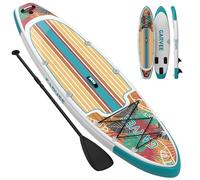 Inflatable Paddle Board for Adults, 10'6"/11" Inflatable Stand Up Paddle Board with Premium Accessories, Non-Slip EVA Deck, Ultra-Light Carry Bag, Pump, SUP Board for Adult (Yellow, 10.6ft)