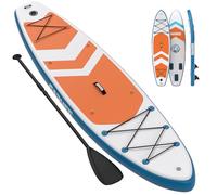 Inflatable Paddle Board for Adults, 10'6"/11" Inflatable Stand Up Paddle Board with Premium Accessories, Non-Slip EVA Deck, Ultra-Light Carry Bag, Pump, SUP Board for Adult (Orange, 10.6ft)