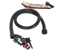 Inflatable Paddle Board Pump Hose and PVC Boat | 120cm Flexible Corrugated Hose with Multiple Nozzle Thread Adapters | Universal Kayak and Inflator Connector