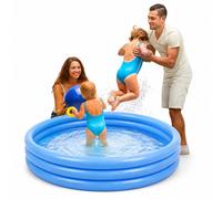 Inflatable Paddling Pool 60" Round Garden Splash Swimming Pool Children Toddler
