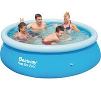 Inflatable Paddling Pool for Adults and Kids - Garden Family Oval Swim Centre - Swimming Pool For Kids 8ft - Large Swimming Pool For Children