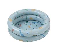Inflatable Paddling Pool Inflatable Pool Baby Retro Blow Up Swimming Pool Family Cute Style Thickened Water Pool for Indoor or Outdoor Play (Type 2)