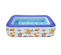Inflatable Paddling Pool Large | Rectangular Inflatable Pool 130x90x48cm