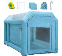 Inflatable Paint Booth with Blower and Filter System, Portable Airbrush Tent for Automotive and Furniture Painting