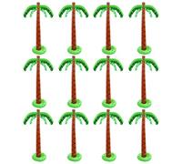 Inflatable Palm Tree Fancy Dress Decoration 90CM/3FT Summer Tropical Hawaiian Party Prop - Pack of 12