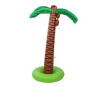 Inflatable Palm Tree Kids Spray Water Toy, Outdoor Inflatable Game Pad for Lawn Garden Pool Party, Water - Filled or Air - Inflated PVC Play Mat with Hose Connection for