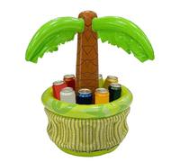 Inflatable Palm Tree - Palm Tree Cooler | Tropical Beach Theme, Portable Floating Ice Bucket | Summer Drink Cooler And Pool Party Decoration For Children Adults Beach Fun