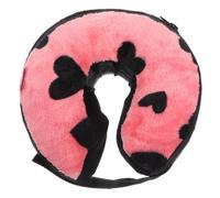 Inflatable PET Collar for Cats and Dogs after Surgery | Cozy Breathable PVC Cloth Design, Easy to Put on Take, Pink Simple Style