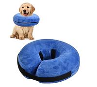 Inflatable Pet Collar, Pet Protective Neck Collar, Recovery Collar for Dogs and Cats, Adjustable Soft Protection Collar for Surgery Recovery, Prevent Licking Wound, Does Not Block Vision (S)