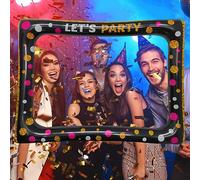 Inflatable Photo Booth Frame Prop - Giant Party Picture Frame for Baby Shower, Birthday Decorations Supplies (65x78cm)