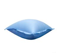 Inflatable pillow for above ground pools, prevents rainwater and leaves accumulation on covers, includes ropes for secure positioning (120 * 120cm-0.27mm)