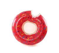 Inflatable Pink Doughnut - Pack of 1-42 inches/107cm Donut with Pink Icing Design - Adults Kids Boys Girls Fun Summer Activity Pool Party Beach Day Swimming Toy Float