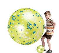 Inflatable Play Ball - 22cm Inflatable Beach Balls, Swimming Pool Sports Ball | Swimming Pool Game Balloon With Friction Face For Better Control | Birthday Supplies Outdoor Play And Entertainment Them