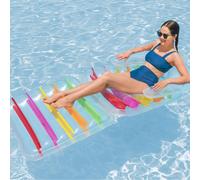 Inflatable Pocket Fashion Designer Lounger Lilo Float Swimming Pool Air Bed Mat