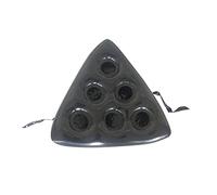 Inflatable Pong Game Pool Toy for Kids Adults Outdoor Water Throwing Hats Activity Summer (black, One Size)