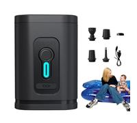 Inflatable Pool Air Pump, Electric Pump for Inflatable | Mini Blower for Inflatable Balloons Automatic Rechargeable Electric Vacuum with Charging Cable and 5 Nozzles