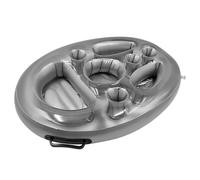 Inflatable Pool Bar, Floating Drink Holder 71 x 56 cm, Hot Tub Drinks Holder With 8 Compartments For Cups Cans Snacks Phone, PVC Pool Accessories