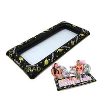 Inflatable Pool Bar - Inflatable Serving Table,Portable Foldable Tray for Drink Salad Food Serving At Outdoor Party Picnic Grilling & Garden