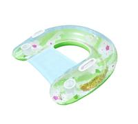 Inflatable Pool Chair - Floating Lounger for Outdoor Water Fun | Comfortable Air Filled Seat with Stability Base & Easy Inflation for Beach Trips, Backyard Pools, Lake Relaxation, Sunbathing, Swimming