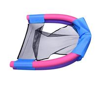 Inflatable Pool Float Chair - Double Tube Solid Floating Noodle Chair, Backrest Water Lounge Raft, Double Layer Lake Raft for Adults Kids Beach River