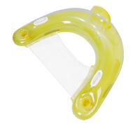Inflatable Pool Float Lounger with Cup Holders & Backrest, Swimming Pool Float Hammock Pool Chairs with Handles Summer Water Hammock Floating Pool Toys for Pool, Beach, Lake, Parties (Yellow)