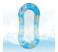 Inflatable Pool Float Mat Aid, Thick Heavy Duty Portable Lounge Gear, Sunbathing Lounge Raft Toys Device with Sturdy Build, Premium Quality Water Swimming Lake Beach River Summer