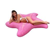 Inflatable Pool Float Raft - Lounge Bed for Sunbathing Relaxation | PVC Vinyl Waterproof Air Chamber Design Quick Inflate Deflate Swim Lake Beach Water Leisure Outdoor Pool 55.12in