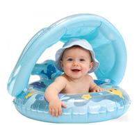 Inflatable Pool Float Rings for Kids,Portable Kids Bath Ring | Outdoor Summer Toys Floaters - For Outdoor Holiday Travel Parties Birthdays Summer Play and Fun