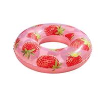 Inflatable Pool Float Tube - Kids Fruit Design Swimming Ring for Summer Water Play | Sturdy PVC Air Filled with Floatation Toy, Portable Outdoor Recreation Gear for Vacation Beach, 7.87x5.51x0.79in