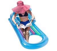 Inflatable Pool Float - Water Swing Bed For Adults, Air Cushion Hammock, Travel Friendly Deck Chair | Swimming Lake Shore Patio Garden Pool Camping Holiday Relaxation Recreation Enjoy Ont
