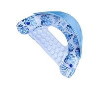 Inflatable Pool Floater | Inflatable Pool Lounger - Lounge Hammock with Drink Holder and Sunshade Deck Chair for Party Fun Outdoors in Summer at Lake or Swimming Pool