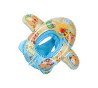 Inflatable Pool Floats - Cartoon Capybara Rafts, Kids Swimming Ring, Steering Wheel Float | Thickened Animal Seat Children Summer Party Lake Beach Garden Backyard Outdoor Travel Girls Boys Kit