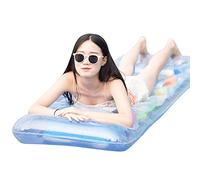Inflatable Pool Floats - Floating Hammock for Water Pool, Water Filled Tanning Mat for Adult, Floating Sun Lounger for Swimming Pool Coatuiyo